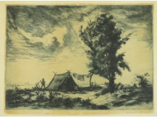 "Felhős táj" 1928