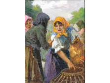 Piaci jelenet
